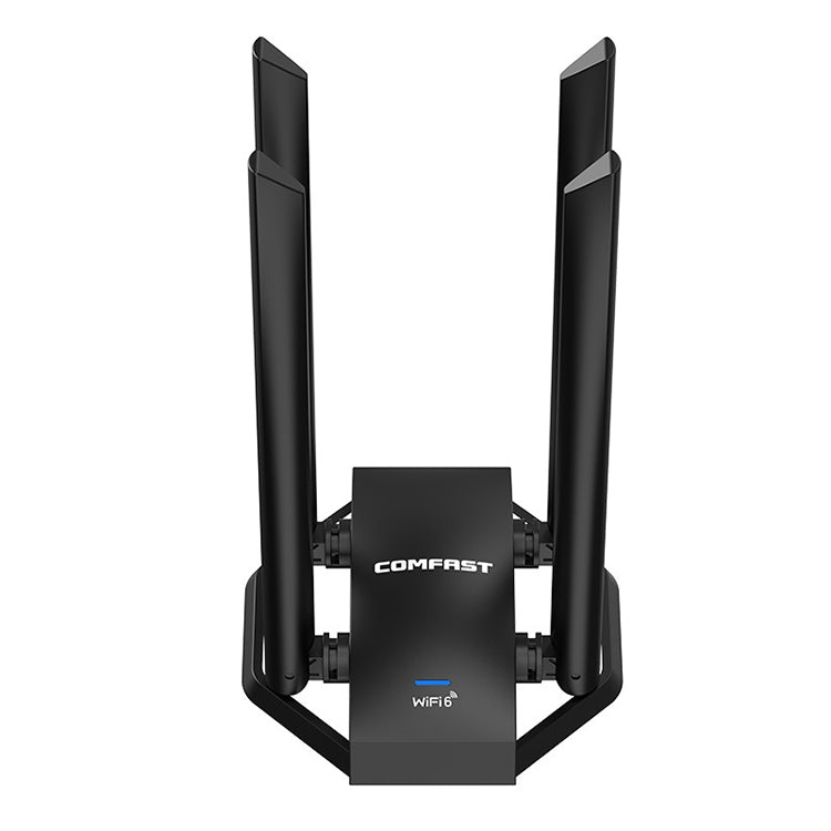 COMFAST CF-966AX Adattatore WiFi 6 wireless ad alta potenza Dual Band 1800Mbps USB3.0 a guida libera, CF-966AX