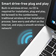EP-A300 300 Mbps WiFi 6 Adattatore di rete driver USB gratuito, EP-AX300