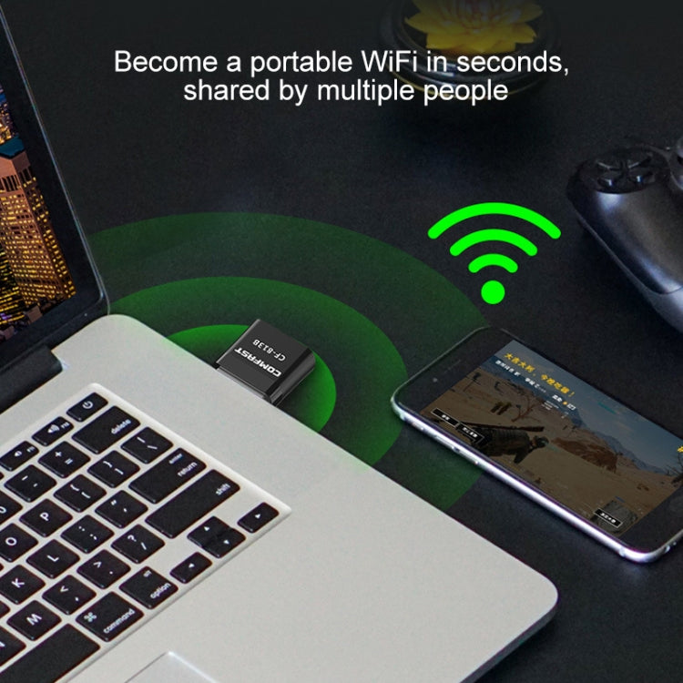 Adattatore di rete USB WiFi Bluetooth dual-band COMFAST CF-813B da 650 Mbps, CF-813B