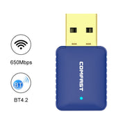 Ricevitore adattatore di rete USB WiFi Bluetooth dual-band COMFAST CF-726B da 650 Mbps, CF-726B