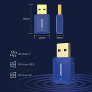 Ricevitore adattatore di rete USB WiFi Bluetooth dual-band COMFAST CF-726B da 650 Mbps, CF-726B