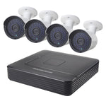 Kit NVR 4 canali con telecamera IP bullet 1MP IR 20 m