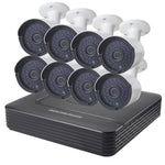 Kit NVR 8 canali con telecamere IP bullet 2.0MP IR 20m