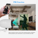 VESAFE VS-DC01 Telecamera IP Wifi Wireless Audio Bidirezionale HD 720P di Sicurezza, Supporta Visione Notturna e Rilevamento PIR e Scheda TF, Impermeabile IP54, VS-DC01