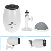 VESAFE VS-DC01 Telecamera IP Wifi Wireless Audio Bidirezionale HD 720P di Sicurezza, Supporta Visione Notturna e Rilevamento PIR e Scheda TF, Impermeabile IP54, VS-DC01