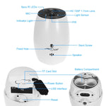 VESAFE VS-DC01 Telecamera IP Wifi Wireless Audio Bidirezionale HD 720P di Sicurezza, Supporta Visione Notturna e Rilevamento PIR e Scheda TF, Impermeabile IP54, VS-DC01