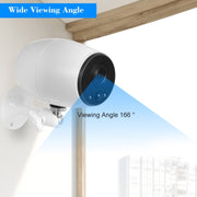VESAFE VS-DC01 Telecamera IP Wifi Wireless Audio Bidirezionale HD 720P di Sicurezza, Supporta Visione Notturna e Rilevamento PIR e Scheda TF, Impermeabile IP54, VS-DC01