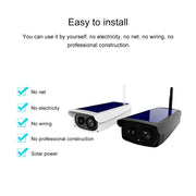 VESAFE VS-Y3 Telecamera IP di sicurezza ad energia solare HD 1080P per esterni, supporto rilevamento movimento e sveglia PIR, impermeabile IP66, VS-Y3