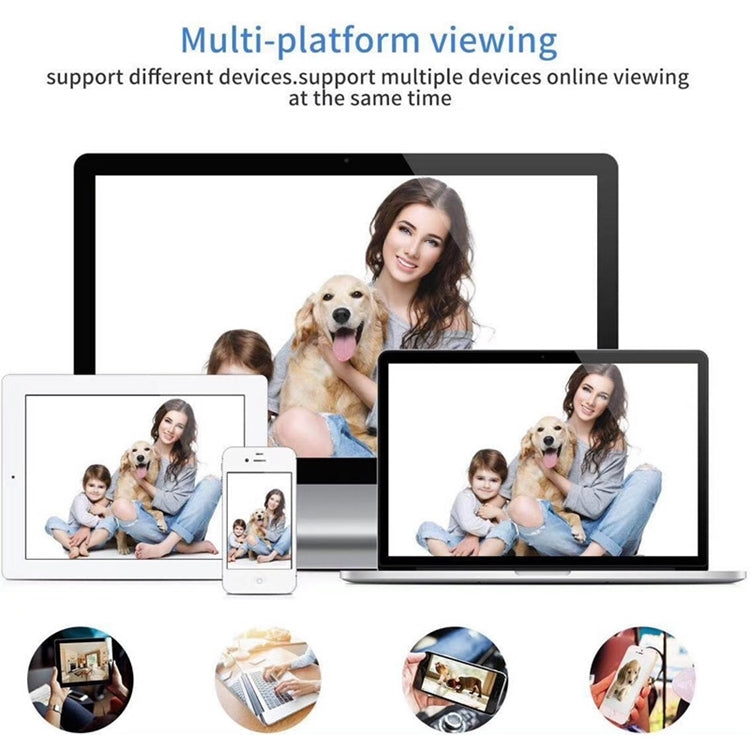 Telecamera IP WiFi Anpwoo AP001 1.0MP 720P HD, supporto rilevamento movimento/visione notturna, AP001