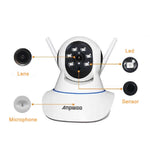 Telecamera IP WiFi Anpwoo AP001 1.0MP 720P HD, supporto rilevamento movimento/visione notturna, AP001