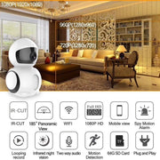 Telecamera IP WiFi Anpwoo AP006 2.0MP 1080P 1/2.7 pollici HD, supporto rilevamento movimento/visione notturna, AP006