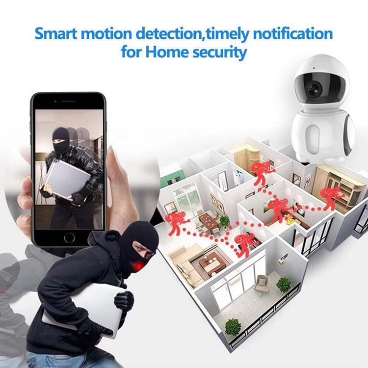 Telecamera IP WiFi Anpwoo AP006 2.0MP 1080P 1/2.7 pollici HD, supporto rilevamento movimento/visione notturna, AP006