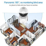 Telecamera IP WiFi Anpwoo AP006 2.0MP 1080P 1/2.7 pollici HD, supporto rilevamento movimento/visione notturna, AP006