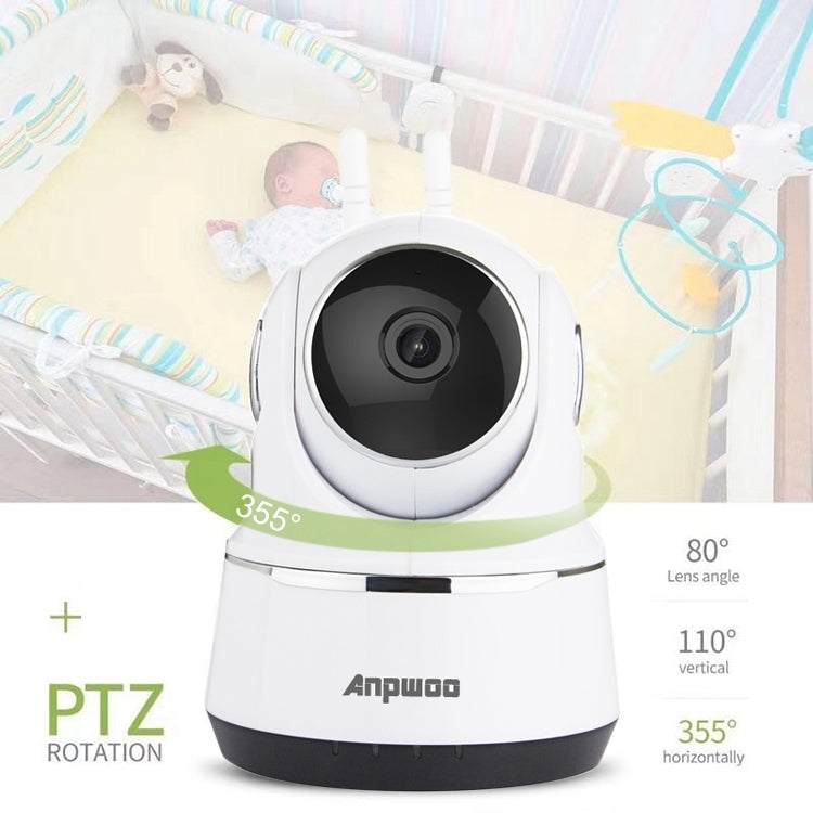 Telecamera IP WiFi Anpwoo Guardian 2.0MP 1080P 1/3 pollici CMOS HD, supporto rilevamento movimento/visione notturna, Guardian Black, Guardian White