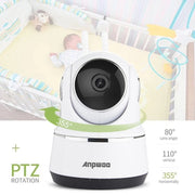 Telecamera IP WiFi Anpwoo Guardian 2.0MP 1080P 1/3 pollici CMOS HD, supporto rilevamento movimento/visione notturna, Guardian Black, Guardian White