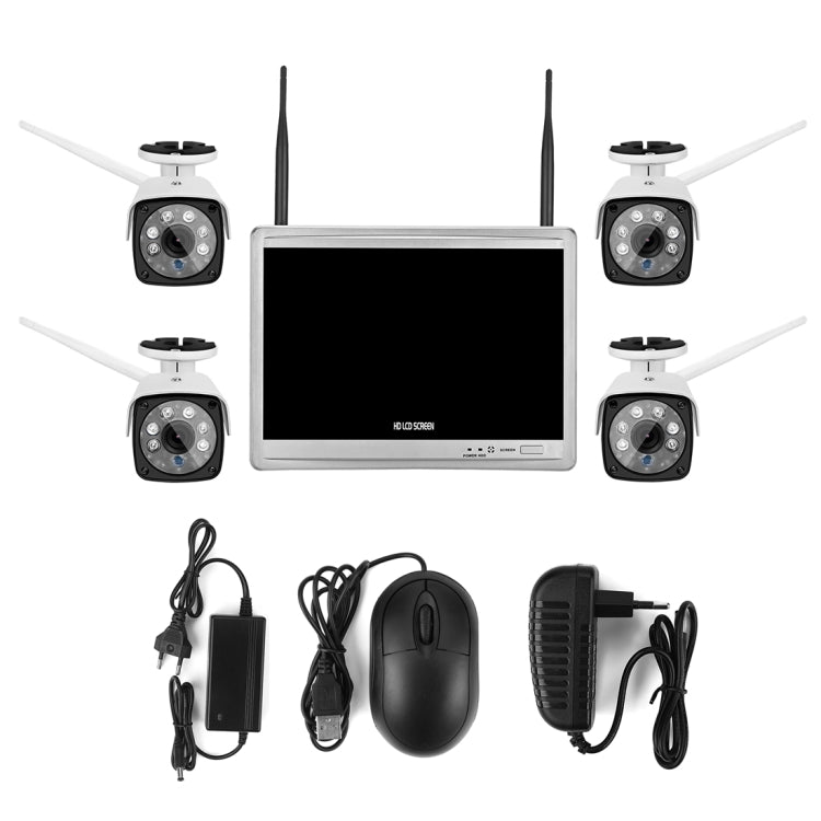 Display 12,5 pollici per sistema sorveglianza wireless 1080P