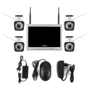 Display del sistema di sorveglianza videoregistratore di rete wireless N4B3H2-P12/Kit 1080P: 12,5 pollici