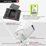 Display 12,5 pollici per sistema sorveglianza wireless 1080P