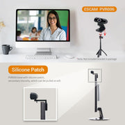 Webcam HD ESCAM PVR006 HD 1080P USB 2.0 con microfono per PC, PVR006
