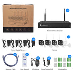 Set telecamere wireless HD 1080P con registratore di rete