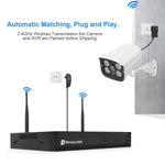 Set telecamere wireless HD 1080P con registratore di rete