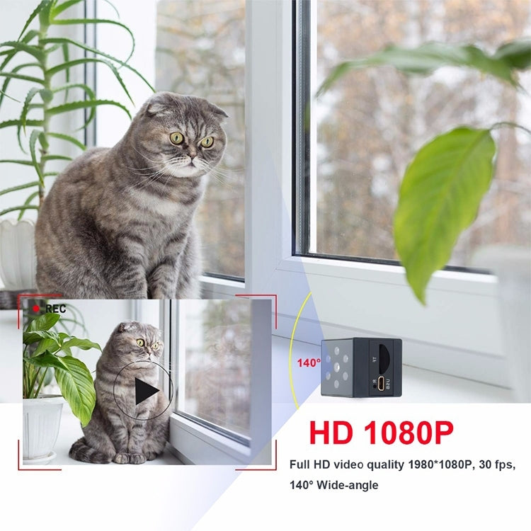 MD23 1080P HD Telecamera wireless Telecamera sportiva per computer di casa all'aperto, supporto per visione notturna a infrarossi/rilevamento del movimento/scheda TF, MD23