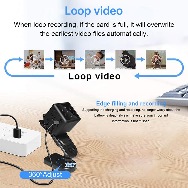 MD25 Telecamera sportiva wireless 1080P con visione notturna
