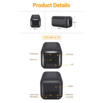 Telecamera IP WiFi ESCAM G18 1080P Full HD con batteria ricaricabile, supporto visione notturna/rilevamento movimento PIR/scheda TF/audio bidirezionale, G18