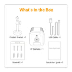 Telecamera IP WiFi ESCAM G18 1080P Full HD con batteria ricaricabile, supporto visione notturna/rilevamento movimento PIR/scheda TF/audio bidirezionale, G18