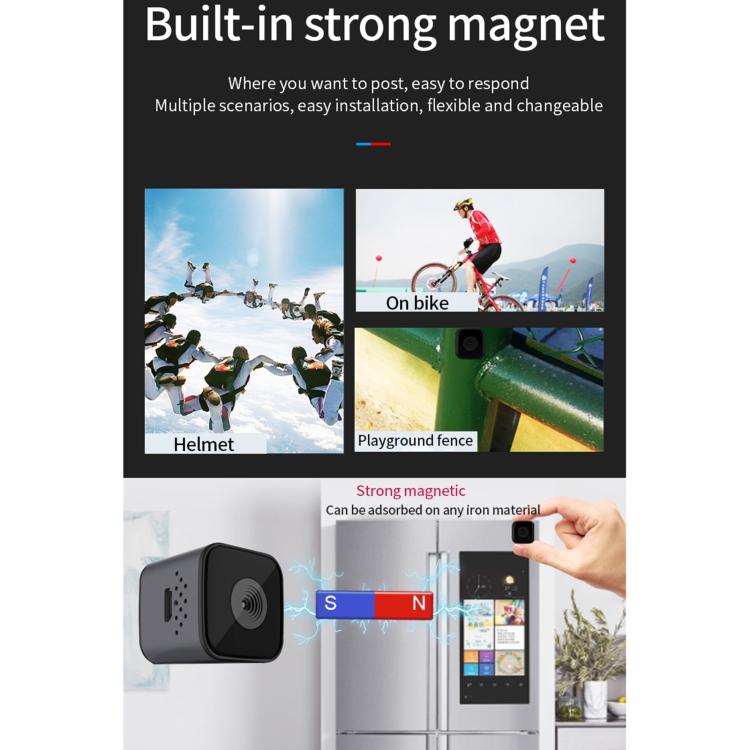 Mini fotocamera HD impermeabile SQ28 1080P con visione notturna