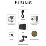 Mini fotocamera HD impermeabile SQ28 1080P con visione notturna