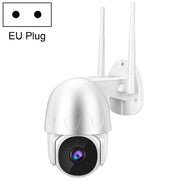Tuya QX45 1080P Full HD IP65 Telecamera IP wireless impermeabile 2.4G, supporto Amazon Alexa e Google Home e rilevamento del movimento, audio bidirezionale, visione notturna e scheda TF, presa americana, Support Amazon Alexa & Google Home
