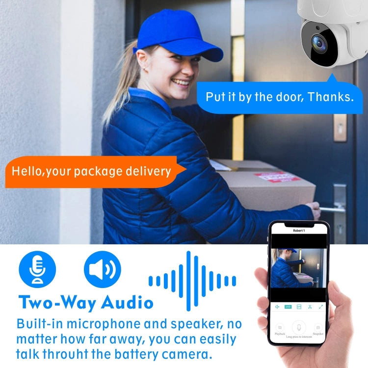 Tuya QX45 Telecamera IP Wireless 1080P Impermeabile IP65