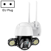 QX55 Telecamera IP wireless 2.4G impermeabile IP65 da 3,0 milioni di pixel, supporto rilevamento movimento, audio bidirezionale, visione notturna e scheda TF, presa EU, QX55
