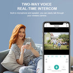 Telecamera IP wireless 3MP impermeabile IP65 con audio