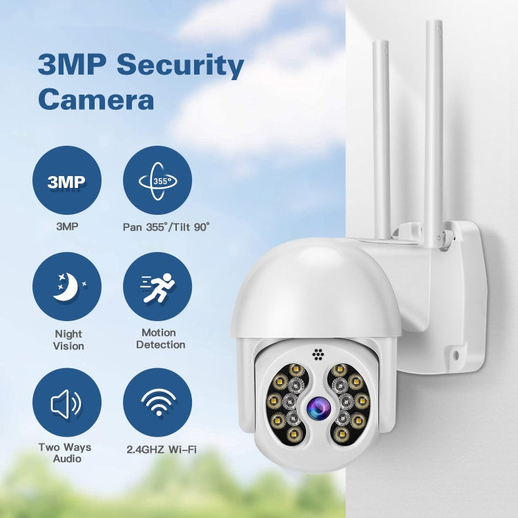 Telecamera IP wireless Tuya QX56 3 milioni di pixel IP66