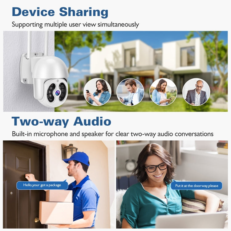 Telecamera IP wireless Tuya QX56 3MP impermeabile IP66