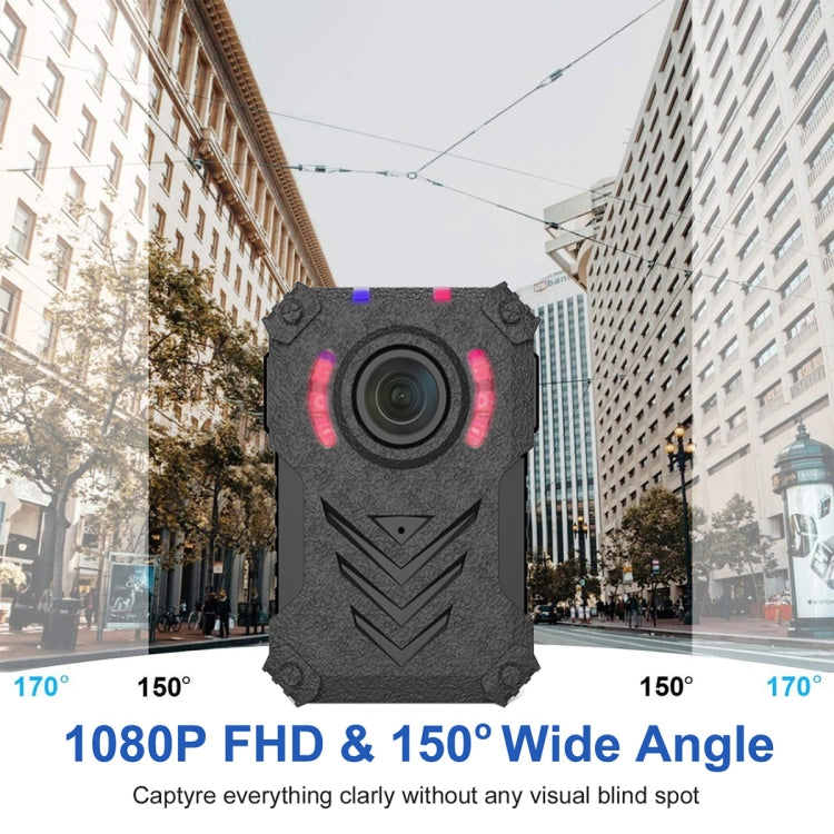 A12 1080P HD 150 Degree View Angle Field Recorder with Clip, Support Infrared Night Vision and TF Card