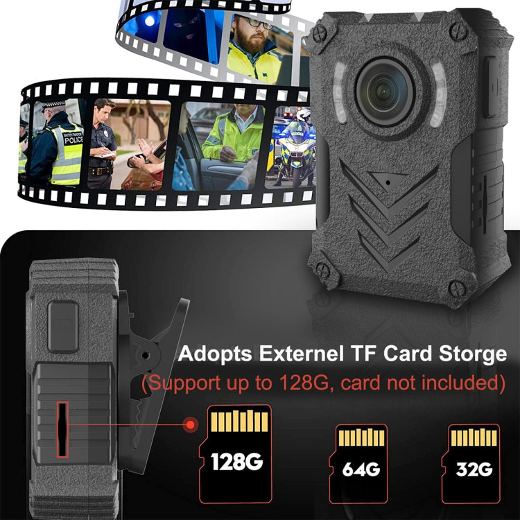 A12 1080P HD 150 Degree View Angle Field Recorder with Clip, Support Infrared Night Vision and TF Card