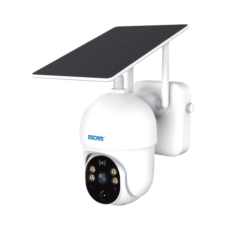 ESCAM QF255 Telecamera solare WiFi HD 1080P da 2,0 milioni di pixel, supporto vocale bidirezionale e rilevamento del movimento PIR, visione notturna e scheda TF, QF255