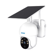 ESCAM QF255 Telecamera solare WiFi HD 1080P da 2,0 milioni di pixel, supporto vocale bidirezionale e rilevamento del movimento PIR, visione notturna e scheda TF, QF255