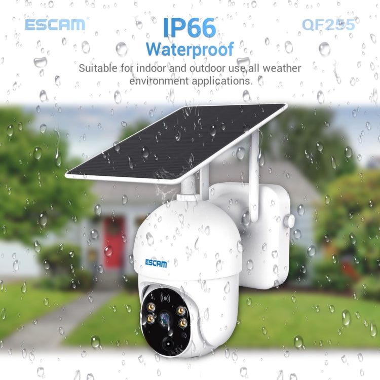 ESCAM QF255 Telecamera solare WiFi HD 1080P