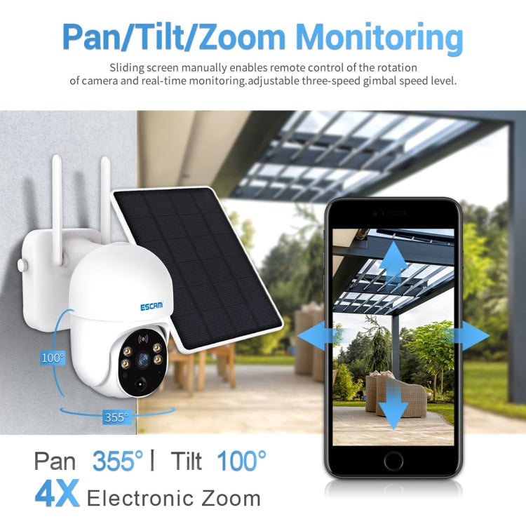 ESCAM QF255 Telecamera solare WiFi HD 1080P