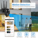 ESCAM WNK618 Sistema di sicurezza NVR HD con telecamera dome wireless a 8 canali da 3,0 milioni di pixel, supporto per rilevamento del movimento, audio bidirezionale, visione notturna a colori e scheda TF, presa EU, WNK618