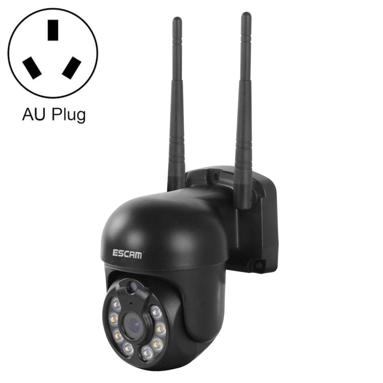 ESCAM WNK610 Telecamera IP dome wireless da 3,0 milioni di pixel, supporta rilevamento del movimento, audio bidirezionale, visione notturna a colori e scheda TF, presa EU, WNK610