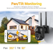 ESCAM WNK610 Telecamera IP dome wireless da 3,0 milioni di pixel, supporta rilevamento del movimento, audio bidirezionale, visione notturna a colori e scheda TF, presa EU, WNK610