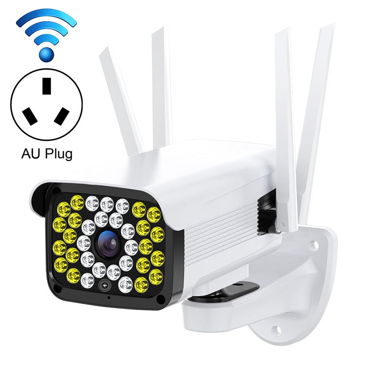 Difang DF-36Q Telecamera IP di sorveglianza HD per esterni, supporto citofono vocale e visione notturna e rilevamento di figure umane e scheda TF, WiFi + rotazione PTZ HD, presa americana, WiFi + HD PTZ Rotation