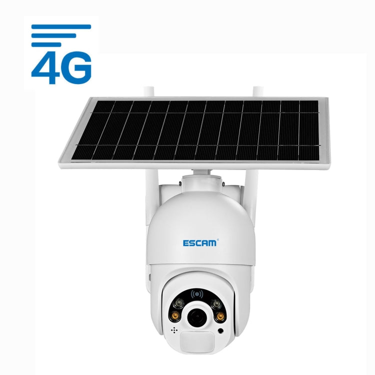 Telecamera IP ESCAM QF450 HD 1080P 4G AU ad alimentazione solare senza memoria, supporto audio bidirezionale e rilevamento del movimento PIR, visione notturna e scheda TF, without Memory