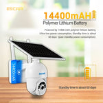 ESCAM QF450 HD 1080P 4G Versione UE Telecamera IP ad energia solare con memoria 64G, supporto audio bidirezionale e rilevamento del movimento PIR, visione notturna e scheda TF, with 64G Memory