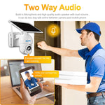 ESCAM QF450 HD 1080P 4G Versione UE Telecamera IP ad energia solare con memoria 64G, supporto audio bidirezionale e rilevamento del movimento PIR, visione notturna e scheda TF, with 64G Memory